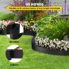 Landscape Edging, 10 inch Depth 150 ft Total Length, Recycled HDPE Coiled Terrace Board, Flexible Bender Border for Landscaping, Lawn, Garden, Yard, Against Invading Weeds, Black - Image 4